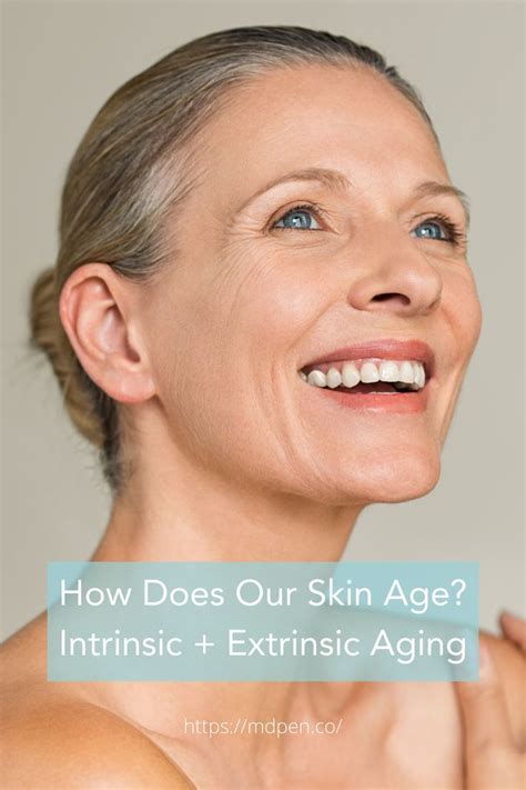 How Does Our Skin Age? Intrinsic + Extrinsic Aging | Aging skin, Aging ...