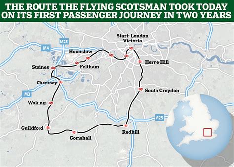 The Flying Scotsman takes to the rails for the first time in two years ...