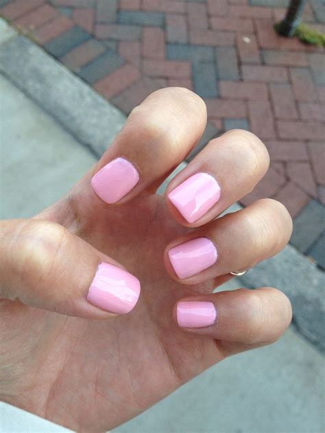 Light pastel pink nail polish | Pastel pink nails, Pink nail polish ...