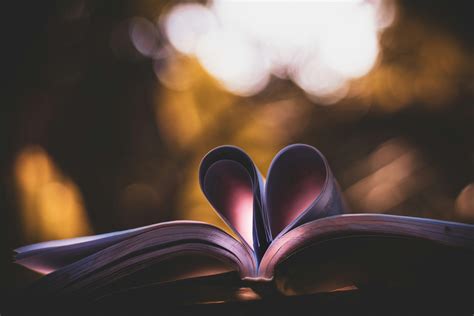 Heart Book Art on Bokeh Photography · Free Stock Photo