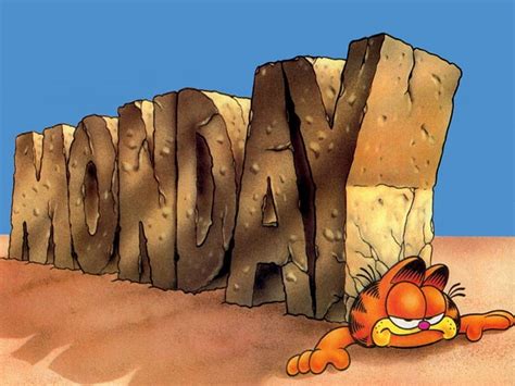 Monday-Garfield, cartoons, garfield, HD wallpaper | Peakpx