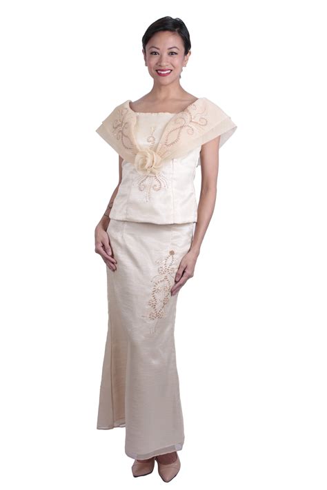 WS05 - Baro't Saya Long Gown - Filipiniana