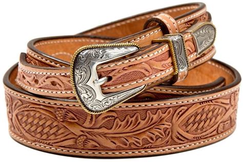 Schaefer Outfitter Western Belts for Men, Classic Ranger Mens Belt in ...