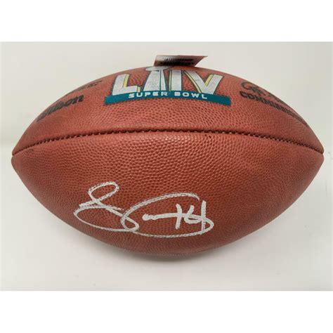 Sammy Watkins Signed Super Bowl LIV "The Duke" Official NFL Game Ball ...