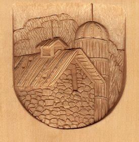 Landscape Relief Wood Carving by L. S. Irish | LSIrish.com