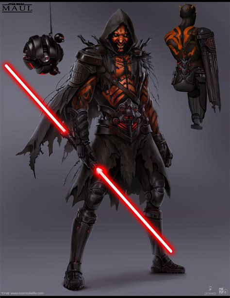 Star Wars: New Concept Art from Canceled Darth Maul Video Game ...