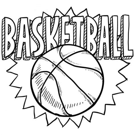 Get This Free Basketball Coloring Pages 834920