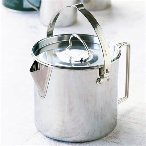 Camelwill Camping Kettle Stainless Steel Outdoor Cooking Kettle 1.2L ...