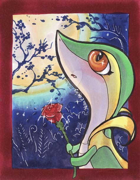 Snivy Artwork by karookachoo on DeviantArt