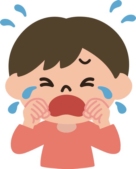 Crying Male (#2) - Openclipart