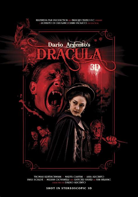 Poster del film DRACULA 3D - Dario Argento (2012) | Dario argento ...