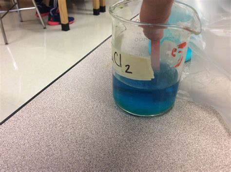 Zinc and Copper Chloride Reaction