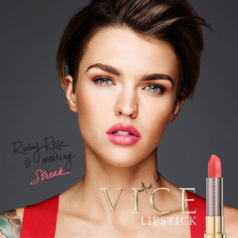 Ruby Rose slaying the day in shade Streak! Make this Vice Lipstick ...