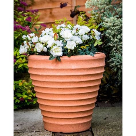 Pack Of 43cm Moroccan Plastic Garden Planters | ubicaciondepersonas ...