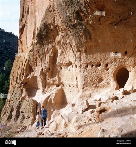 Puye Cliff Dwellings New Mexico USA Stock Photo - Alamy