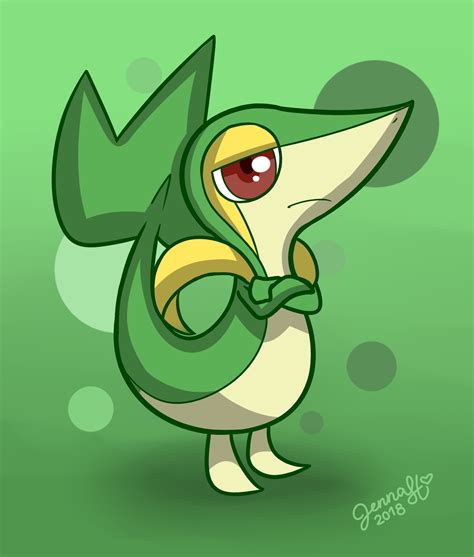 Snivy! by JennahDraws on DeviantArt