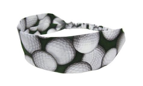 Golf Headband for Women Golf Ball Print Fabric 2 Inch Wide | Etsy ...