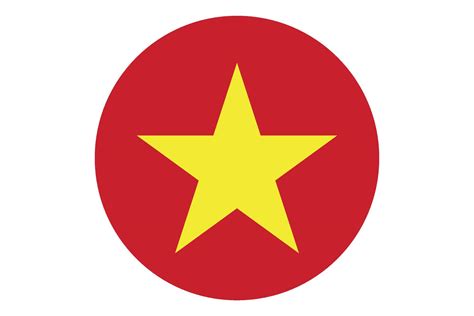 Circle flag vector of Vietnam 11074559 Vector Art at Vecteezy