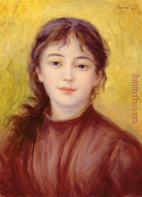 Pierre Auguste Renoir Portrait of a Woman painting anysize 50% off