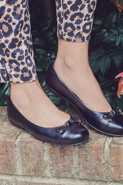 Smart styling meets innovative comfort, the flat ballerina pump is ...