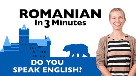 Romanian in Three Minutes - Do You Speak English? - YouTube