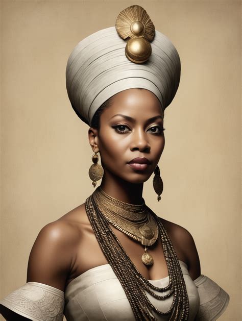 Premium Free ai Images | generate an image that symbolizes queen nzinga ...