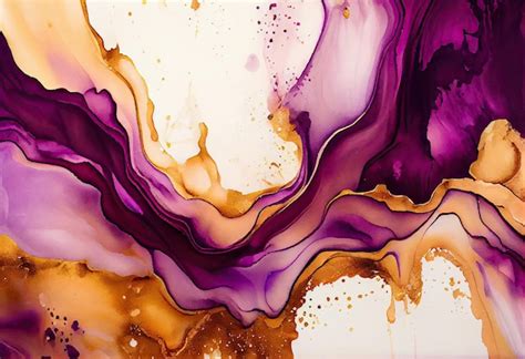 Premium AI Image | A colorful abstract painting with a white background ...