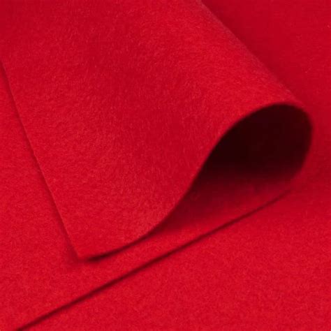 Bright Red Wool Felt Sheets 35% – The Australian Felt Emporium