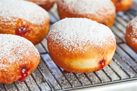 Hanukkah Jelly Donut (Sufganiyah) - Gemma’s Bigger Bolder Baking