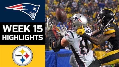 Patriots vs. Steelers | NFL Week 15 Game Highlights - YouTube