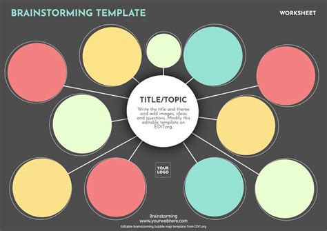 Create your Brainstorming Template