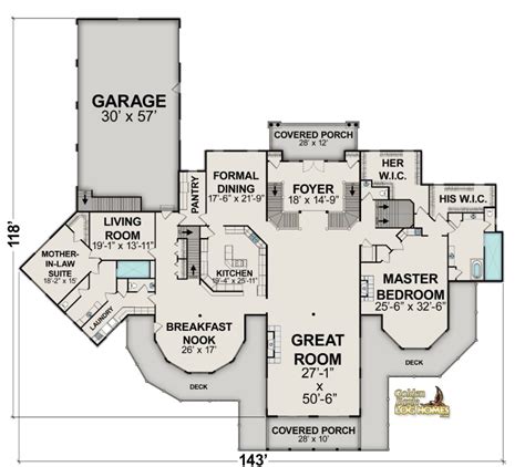 Log Home Mansion Floor Plans | plougonver.com