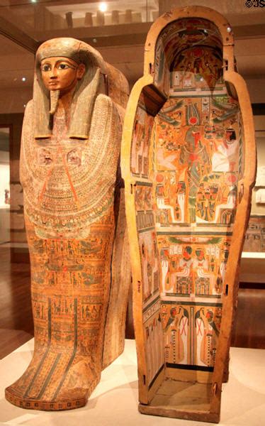 Coffin of Bakenmut Egyptian New Kingdom, Dynasty 21-22 from Thebes at ...