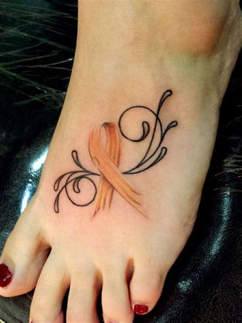 uterine cancer ribbon tattoos - felttippenartdrawingsblack