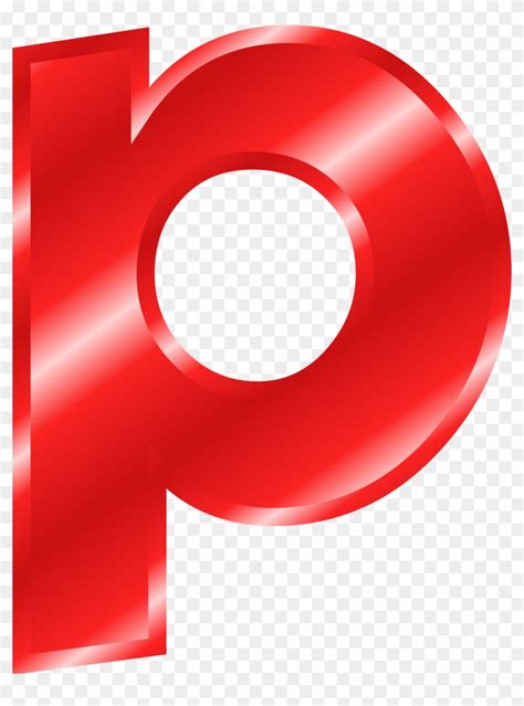 Big Image - Letter P Clipart Red - Free Transparent PNG Clipart Images ...