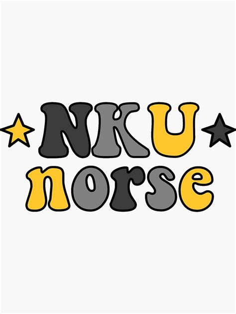 "nku norse" Sticker by esedlack14 | Redbubble