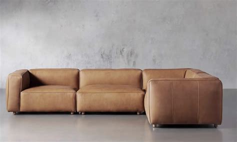 10 Brown Leather Sectionals That are Stunning - Happily Inspired