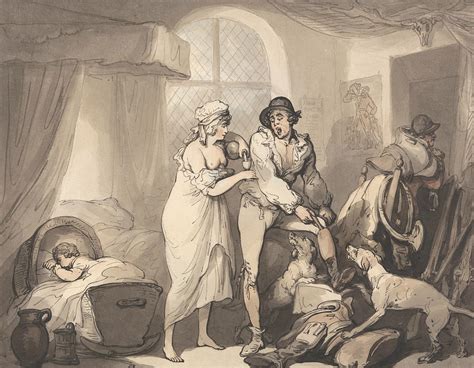 Four O'Clock in the Country Drawing by Thomas Rowlandson - Fine Art America