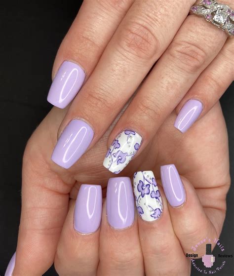 Lilac Orchid Nails - Jenae's Nails