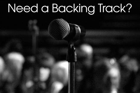 Custom Backing Tracks For Singers