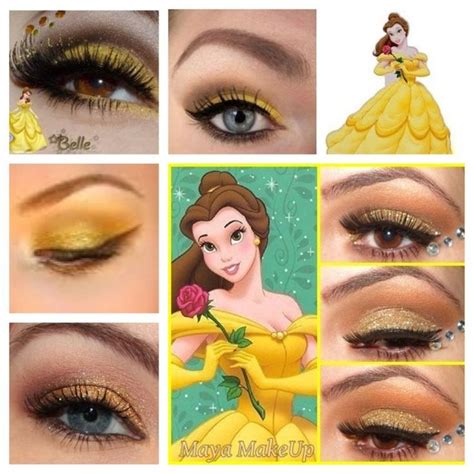 Belle makeup, Disney princess makeup, Princess makeup