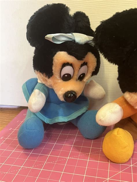 Vintage Disney Mickey's Christmas Carol Plush Stuffed Toys Hardees 1984 ...