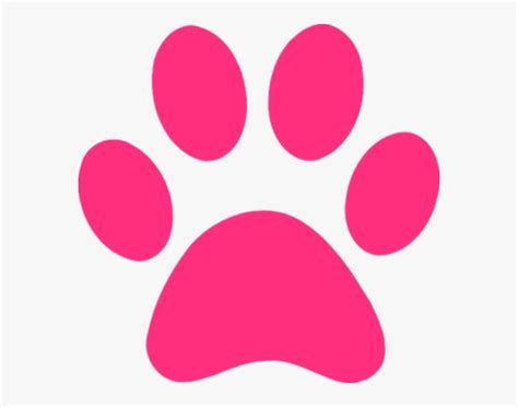 Pink Panther Paw Print - Pink Paw Print Png, Transparent Png ...