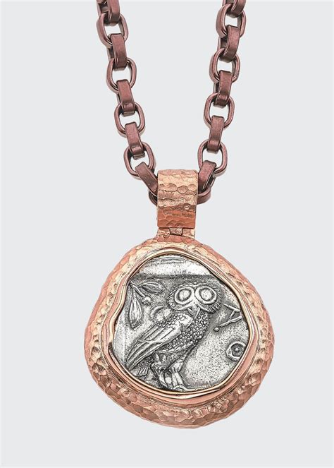 Jorge Adeler Men's 18K Rose Gold Ancient Coin Pendant - Bergdorf Goodman