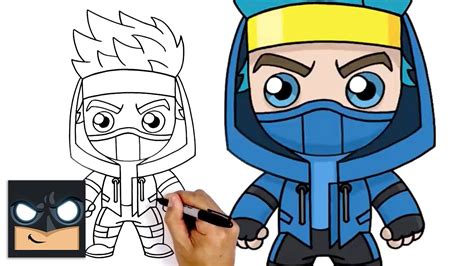 How To Draw Ninja | Fortnite | Easy Drawings - Dibujos Faciles ...