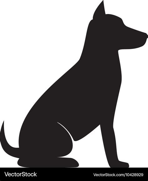 Silhouette Dog Sitting Cartoon Choose from over a million free vectors ...