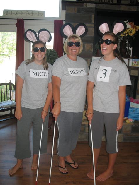 Nursery Rhyme Time with 3 Blind Mice | Nursery rhyme costume, 3 people ...