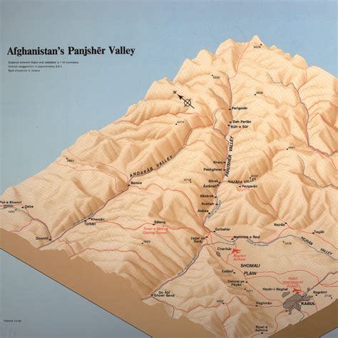 Map of the Panjshir Valley (Afganistan) : r/MapPorn