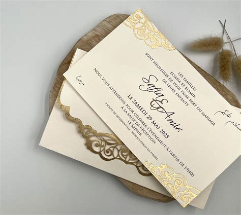 Décrypter 90+ imagen carte invitation mariage oriental - fr ...