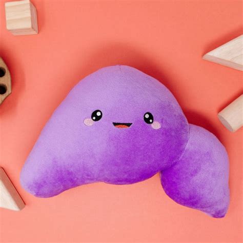 Liver Plush Organ Toy - Go on, liver little! - Nerdbugs Liver Plushie ...